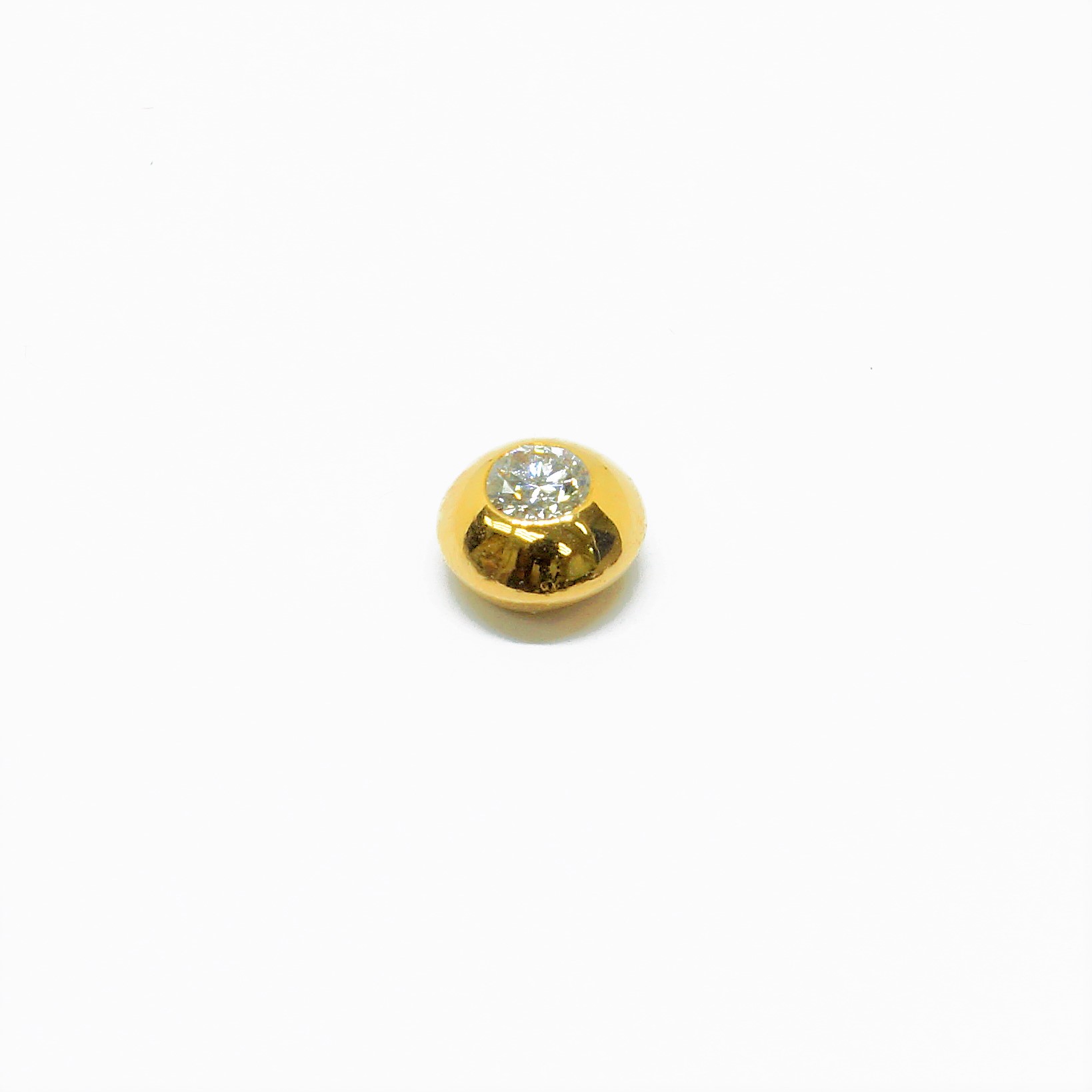 20K YG Diamond  Pendant
