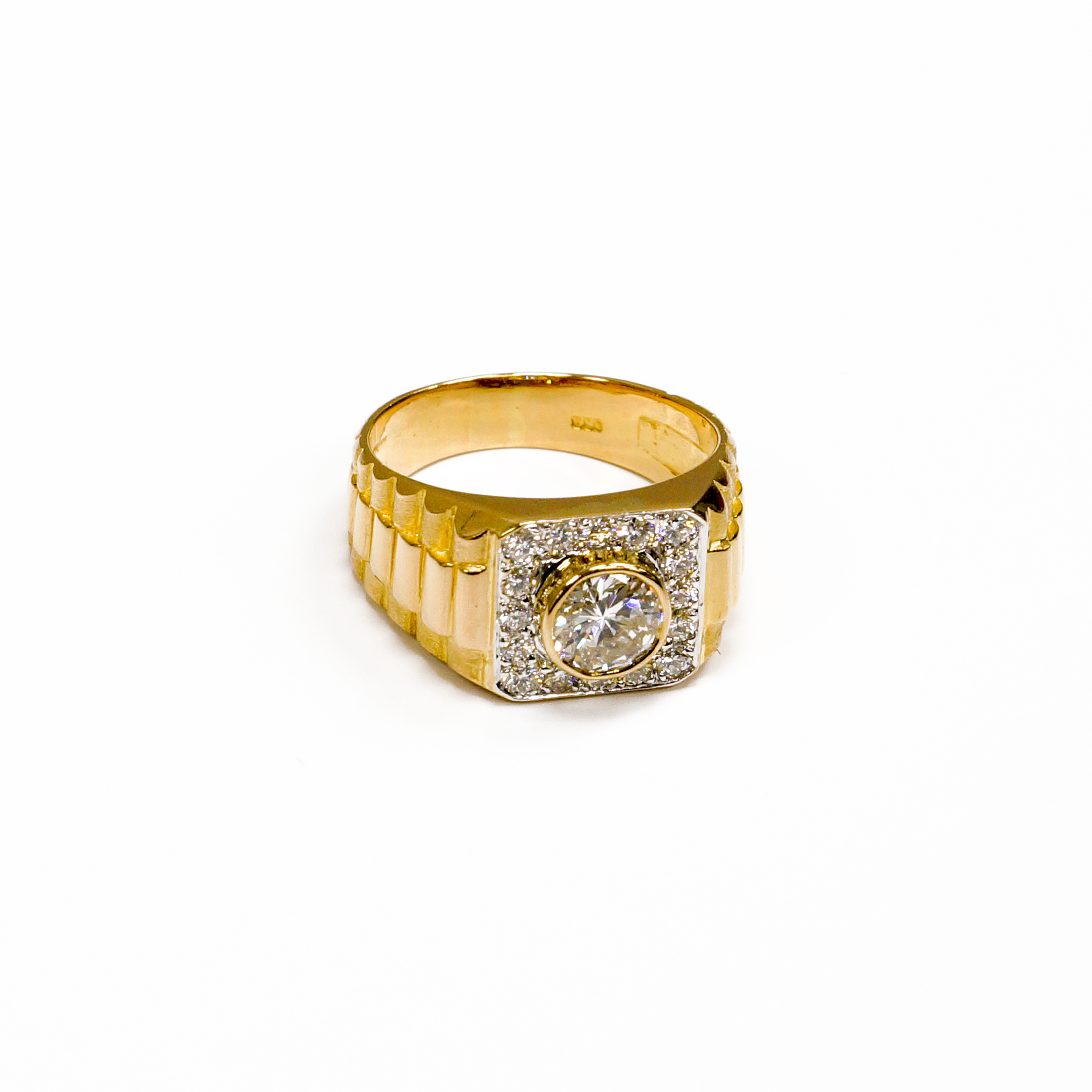 20K YG DIAMOND RING EST.1.00CTS