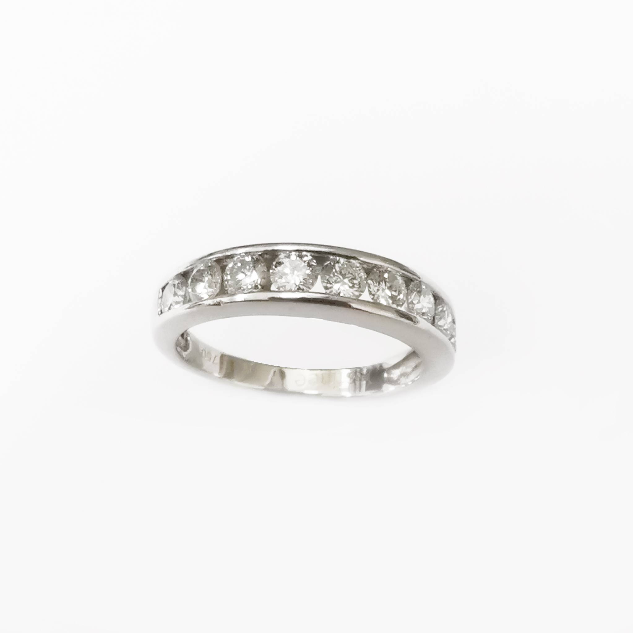 18K WG DIAMOND RING ESTIMATED D9-0.54CT