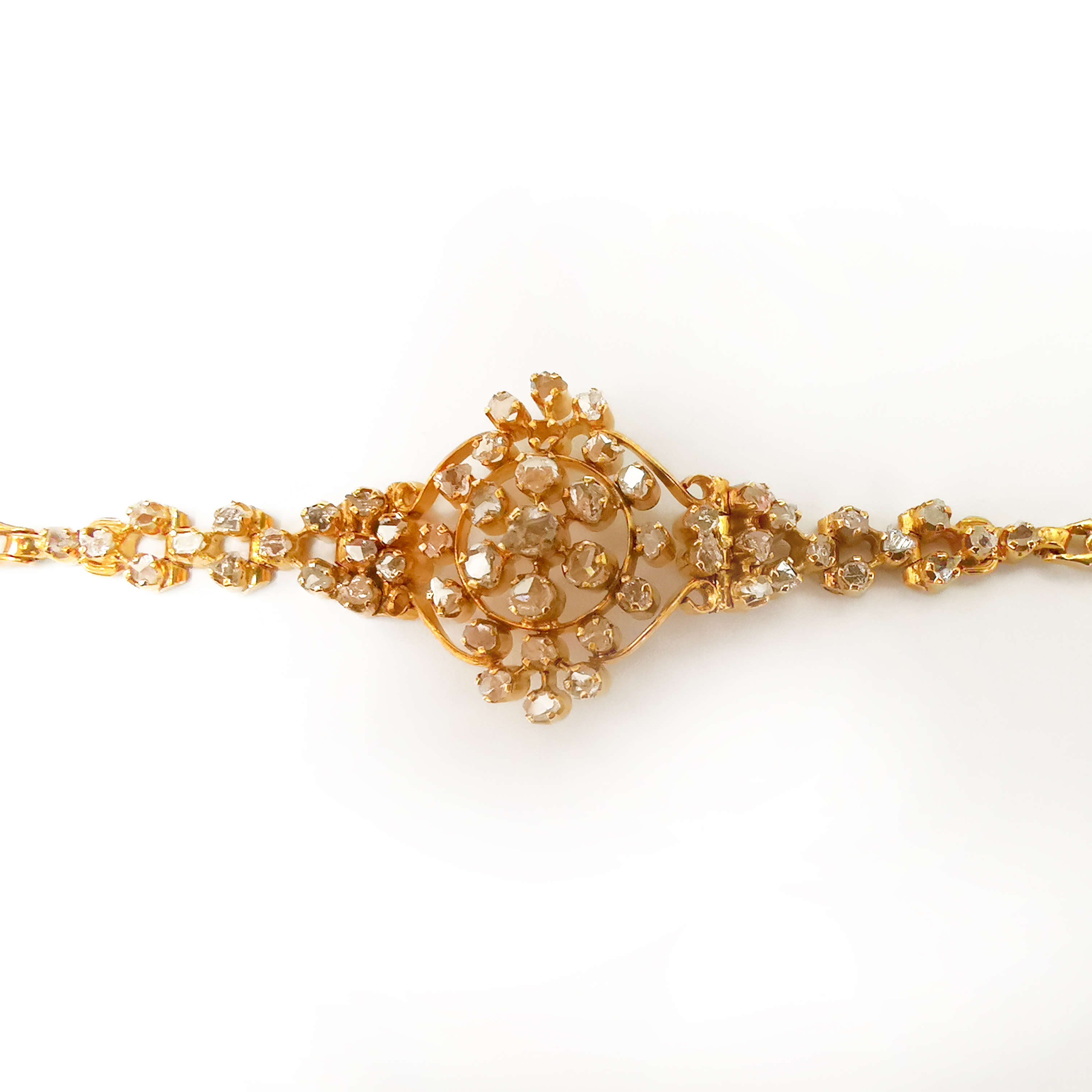 9K YG VINTAGE INTAN BRACELET