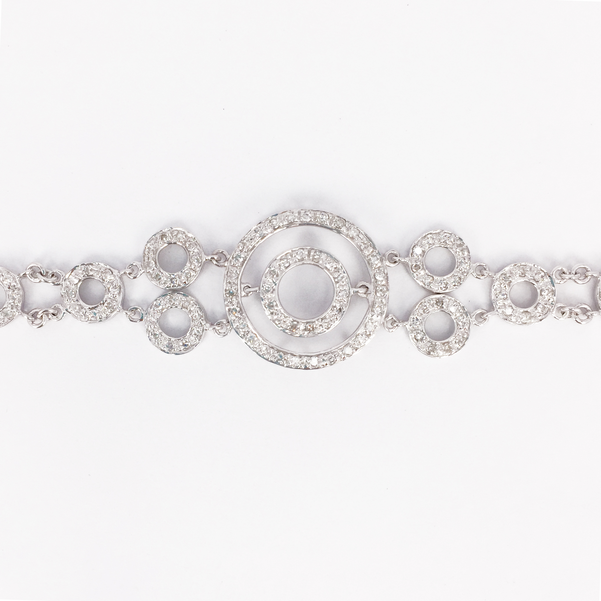 18K WG DIAMOND  BRACELET