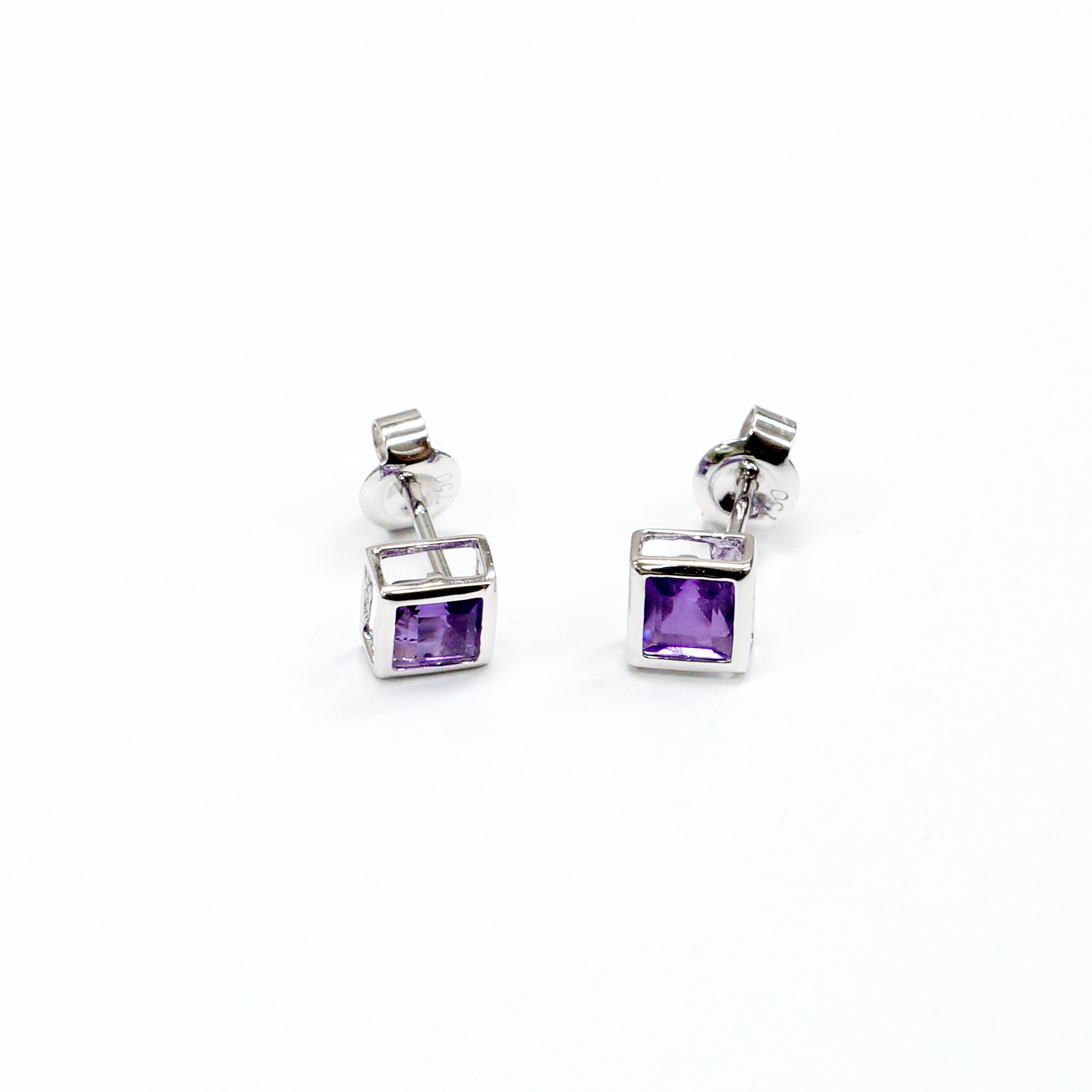 18K WG GEMS EARSTUD