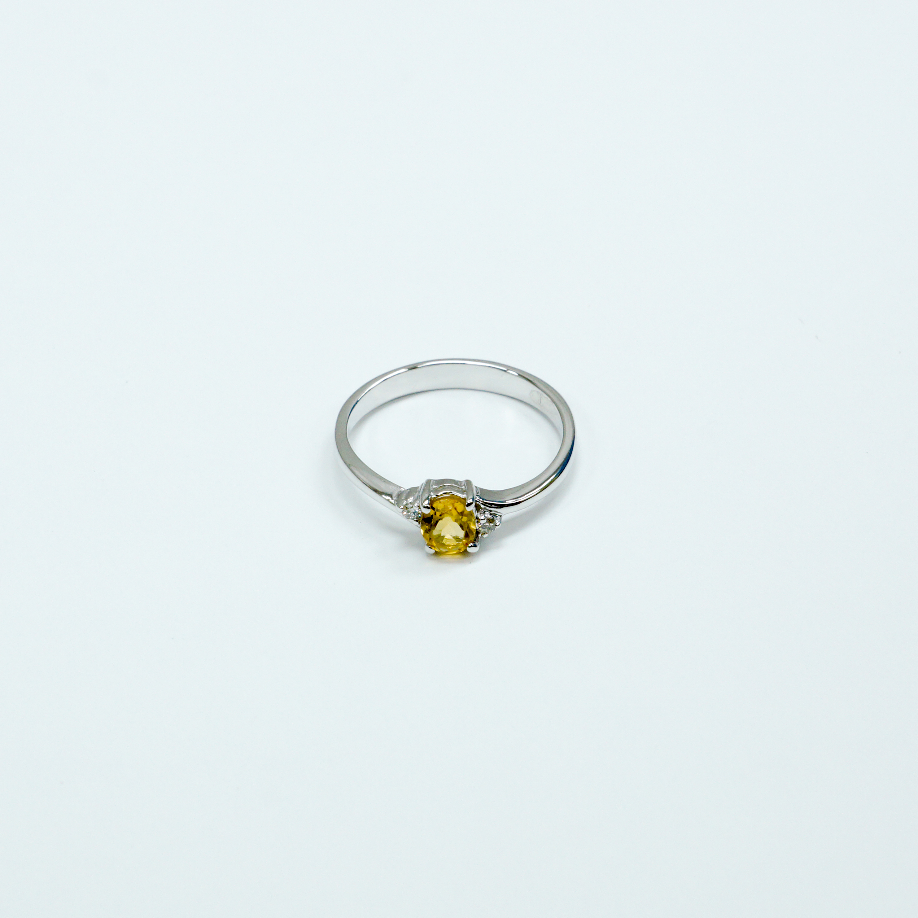 18K WG DIA STONE RING